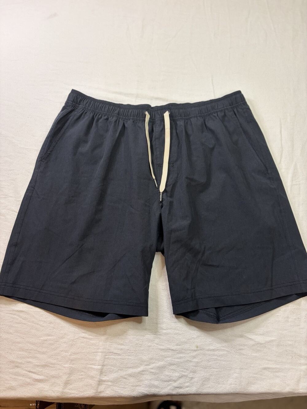 Fair Harbor Shorts Men’s XL Navy Elastic Waist Lined Stretch Performance